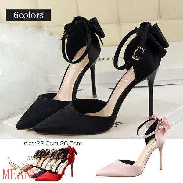 パンプス レディース ハイヒール 痛くない 美脚 サンダル レディース 結婚式  秋 冬 パーティー...