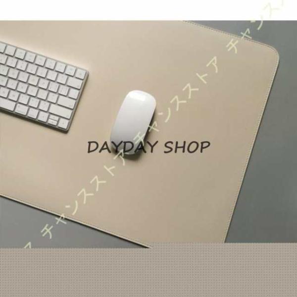 テーブルマット コルク+PUレザー 大型マウスパッド 両面使える デスクマット おしゃれ マウスパッ...