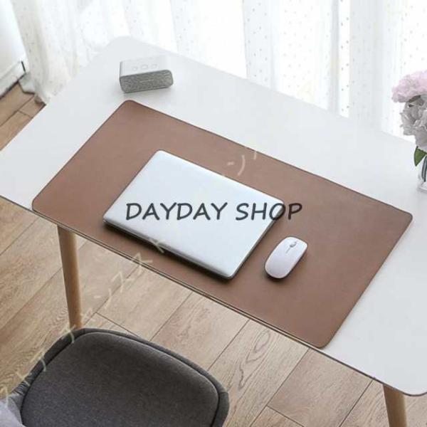 デスクマット 両面使える テーブルクロス PUレザー製 拭ける 防水 防汚 キーボードマット 大型 ...