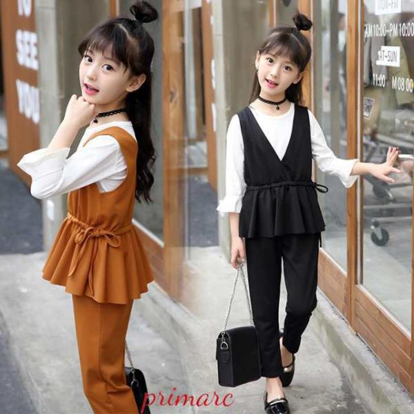 卒業式 パンツスーツ 女の子 ピアノ発表会 パンツスーツ フォーマルスーツ 入学式 七五三 韓国子供...