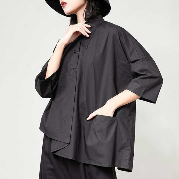 トップス シャツ ブラウス カットソー レディース 春 秋 カジュアル オーバーサイズ ゆったり 大...