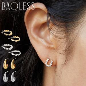BAQLESS（バックレス） ピアス レディース 金属アレルギー対応 つけっ
