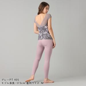 チャコット ヨガウェア トップス ローズシルエ...の詳細画像3