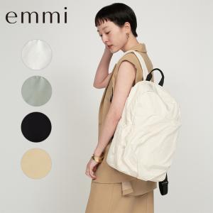 エミ emmi eco撥水ギャザーボディーバックパック 13WGB239304 リュック ママバッグ マザーズバッグ レジャー 通勤 通学 撥水 ヨガ ジム 送料無料 爆買