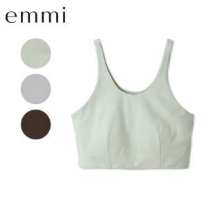 エミ セール 30％OFF emmi ヨガ ヨガウェア トップス サステナレッチブラトップ 14WCT252202 カップ付き 吸水速乾 接触冷感 UVカット 水陸両用 送料無料