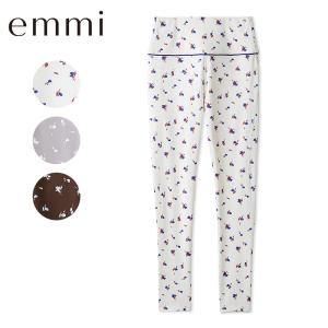 エミ ヨガ ヨガウェア ボトムス ディフォームフラワーレギンス 14WCP254205 2025AW 秋 冬 10分丈 スポーツウェア ジム ストレッチ かわいい 吸水速乾 送料無料