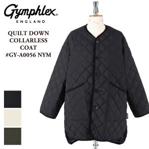 GYMPHLEX（ジムフレックス） キルトダウンカラーレスジャケット #GY
