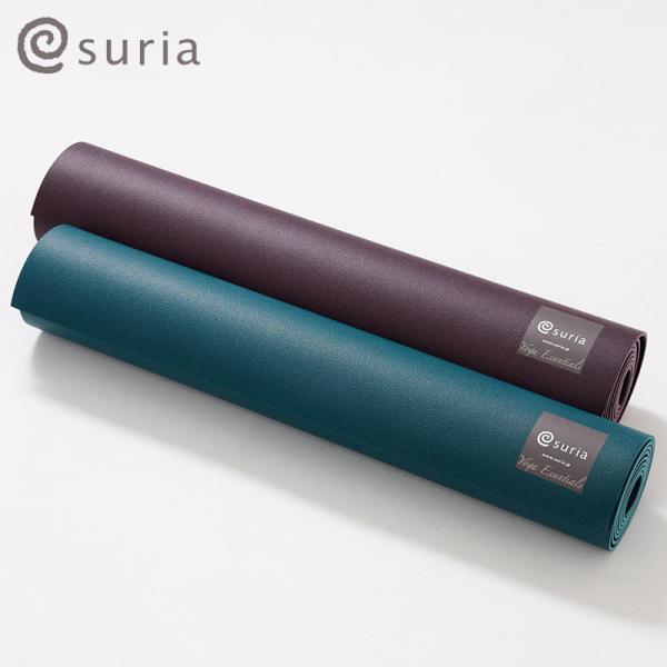 スリア ヨガマット ナチュラルラバーヨガマット 4mm 天然ゴム suria ヨガ ストレッチ トレ...