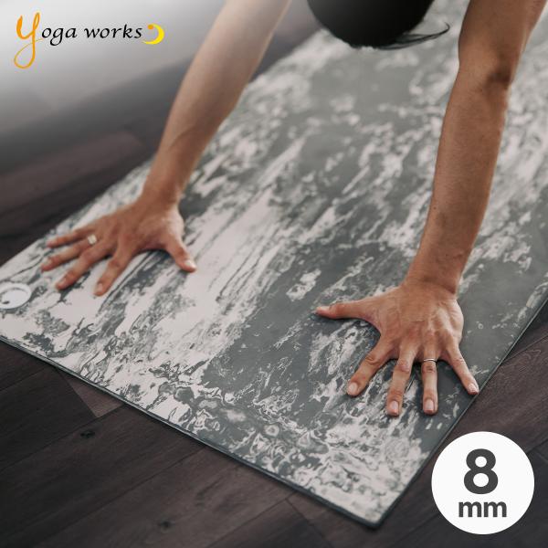 ヨガワークス ヨガマット サダナ・ピラティス 8mm yogaworks プロ仕様 YOGA ストレ...