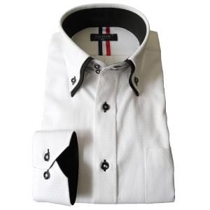 ワイシャツ メンズ 長袖 形態安定 Yシャツ ボタンダウン