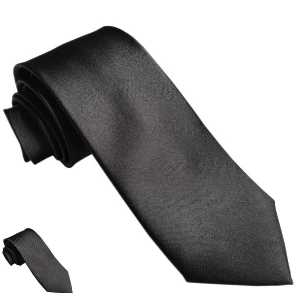 ネクタイ 礼装用 シルク100 メンズ 黒 お葬式 お通夜 法事 無地 父の日 メール便送料無料