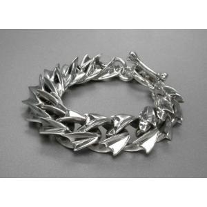 シルバーアクセサリー シルバー925 スターリングシルバー ブレスレット ハイエンド キヘイ 喜平 全長21.5cm