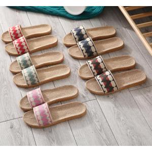 麻スリッパ ルームシューズ 室内 春 夏 メン...の詳細画像2