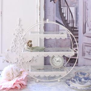 大ママのえぇ子様々 アイボリー アイアン4段ラック 大ママのえ