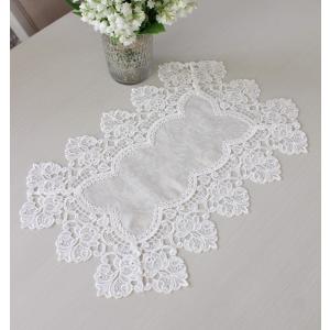 テーブルセンター はっ水 ドイリー 30×45ｃｍ ジャガードダマスク