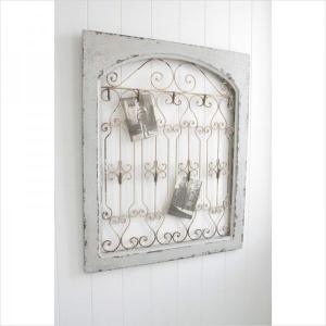 輸入家具 アイアンデコウッドドア vil 6865 アンティーク風 壁飾り