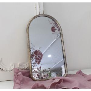 リボン ウォールミラー オーバル ミラー ゴールド 壁掛けミラー