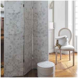 パーテーション 衝立 3連 おしゃれ 可愛い フランス マチルドエム