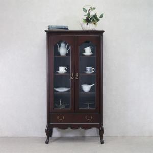 キュリオケース ガラス収納棚 ガラス ショーケース アンティーク調