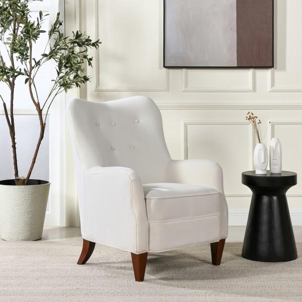 パーソナルチェア アームソファ ジェニファーテイラー １人掛けソファ ベロア ホワイト ラウンジチェ...
