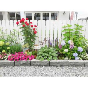 グレー 花壇 石 仕切り 土留め 砂利止め 花...の詳細画像4