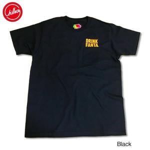 RHC Ron Herman (ロンハーマン): Chillax×FRUIT OF THE LOOM×FANTAドリンク×RHC DRINK FANTA Tシャツ (ブラック)｜style-store