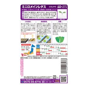 野菜の種 実咲野菜3577 レタス ミニロメイ...の詳細画像1