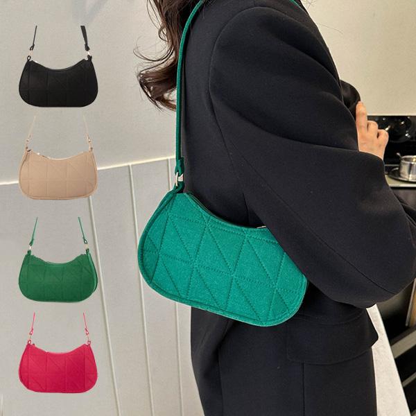 ショルダーバッグ バッグ 小さい ミニ 肩掛けキルティング 布 鞄 レディース