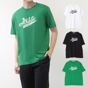 Tシャツ カットソー 半袖 クルーネック ロゴ プリント トップス ユニセックス メンズ｜styleblock