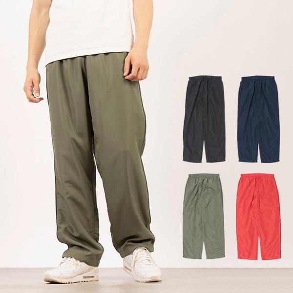 イージーパンツ ウインドブレーカー トラックパンツ スポーツ ウエストゴム 12分丈 パンツ ボトム...