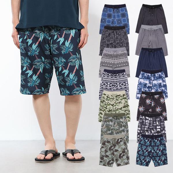 ハーフパンツ ショートパンツ イージー ジャガード 部屋着 サーフ ネイティブ 迷彩 カモフラ ユニ...