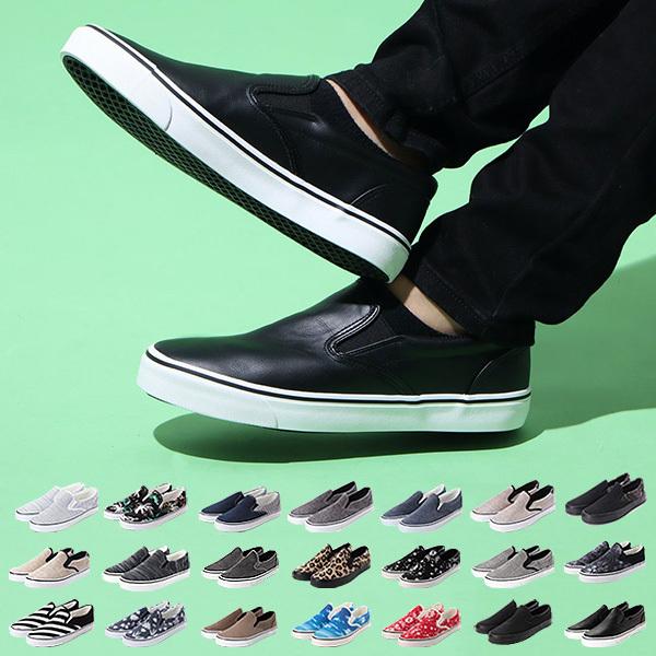 スリッポン スニーカー フラットシューズ メンズ カジュアルシューズ シューズ キャンバス セール　...