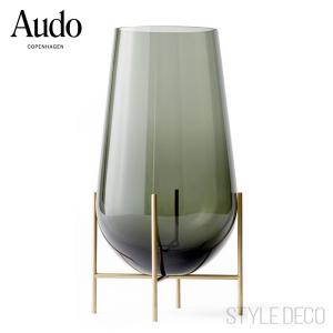 イシャスベース 花瓶 スモーク L 【正規販売店】Audo COPENHAGEN（オード コペンハーゲン）MENU 〓chasse Vase 箱入り｜styledeco