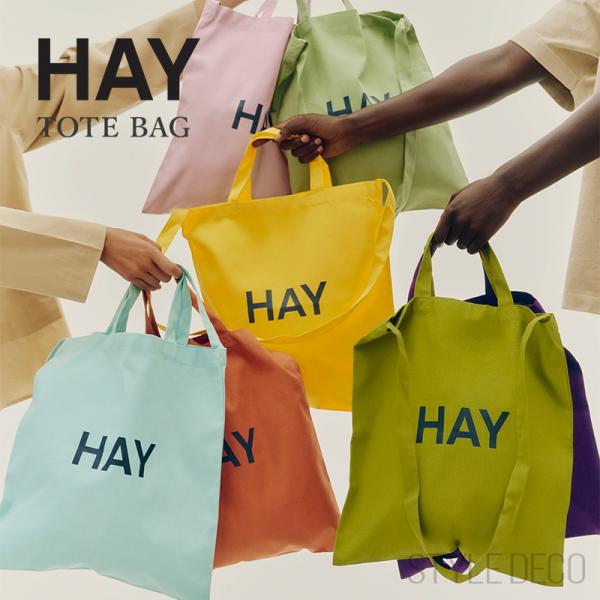 HAY TOTE BAG 2026SS トートバッグ 2way仕様 コットンバッグ hayトートバッ...