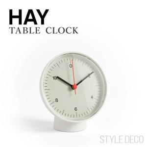 ヘイ HAY テーブルクロック table Clock 置き時計 置時計 卓上時計 デスク 時計 スイープムーブメント 4色 Jasper Morrison ジャスパー・モリソン シンプル｜styledeco