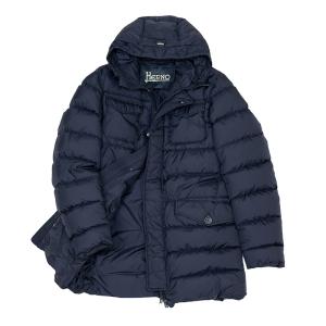 HERNO（ヘルノ） ブラック フーデット 4ポケット POLAR-TECH ダウン