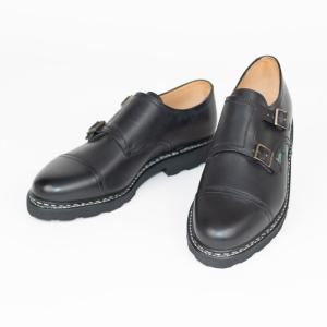 Paraboot◇POE/ダブルモンクストラップ/シューズ/--/BLK/レザー/165912