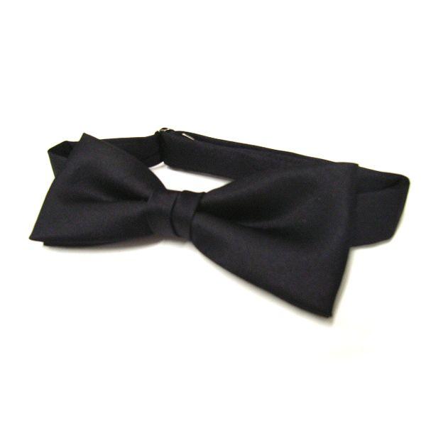 蝶ネクタイ バタフライ ブラック 黒 シルク100% 日本製 メンズ フォーマル