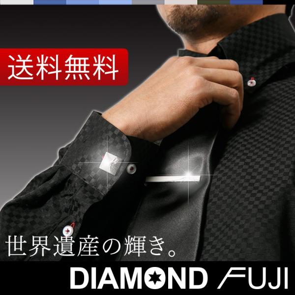 「ダイヤモンド富士」 ネクタイピン＆カフスボタンセット 結婚式 メンズ ノーブランド ダイヤモンド ...