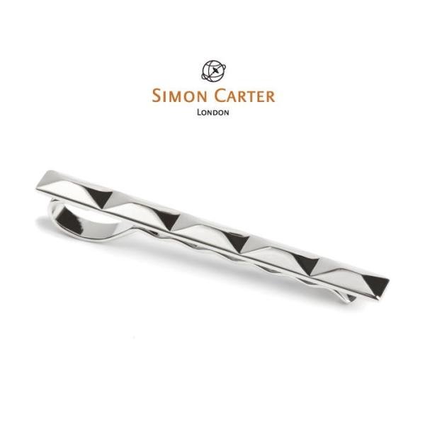 サイモンカーター　ネクタイピン　Chunky Facet ： スライド　（ タイピン ・ タイバー ...