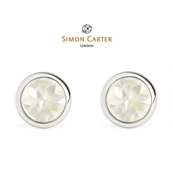 サイモンカーター カフス Kaleidoscope / Mother of Pearl カレイドスコ...