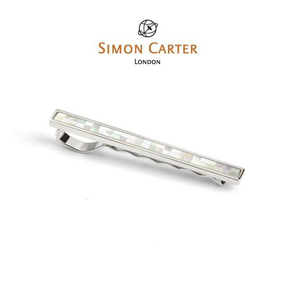 サイモンカーター　ネクタイピン　モザイク ： スライド　（ タイピン ・ タイバー