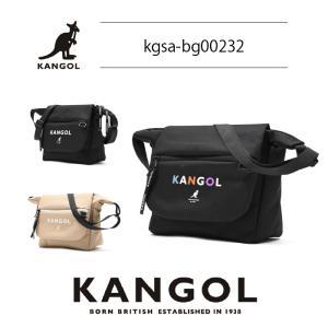 カンゴール KANGOL ショルダーバッグ レディース メンズ kgsa-bg00232 定番 旅行 通学 通勤 黒リュック シンプル