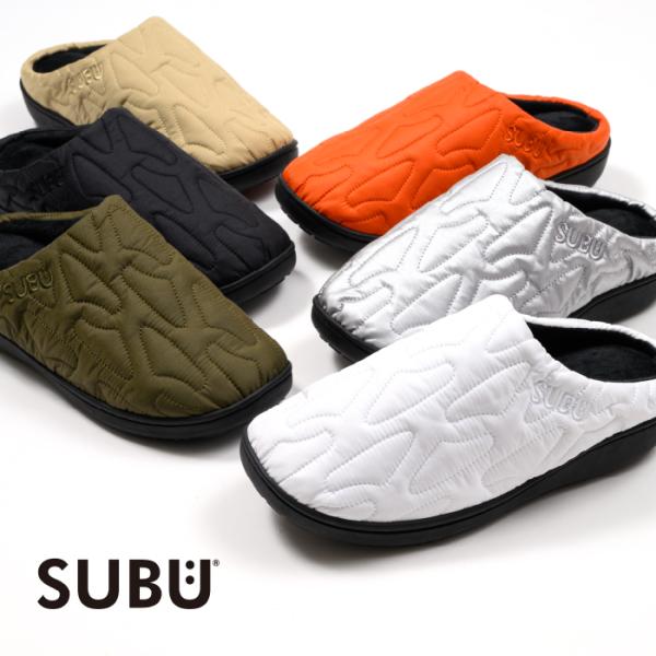 SUBU スブ サンダル Outline  アウトライン おしゃれ 外履き スリッパ 起毛 暖かい ...