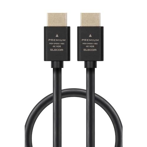 エレコム HDMI ケーブル 1m プレミアム 4K2K(60Hz) 【Premium HDMI(R...