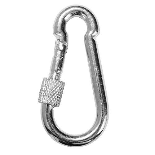 和気産業(Waki Sangyo) ロック付きスプリングフック 6×60 使用荷重80kg シルバー...