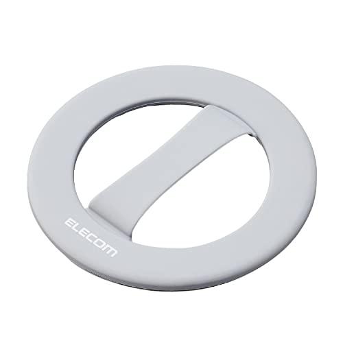 エレコム スマホグリップ スマホバンド 落下防止 [ ワイヤレス充電/電子決済 対応] 超極薄(約1...