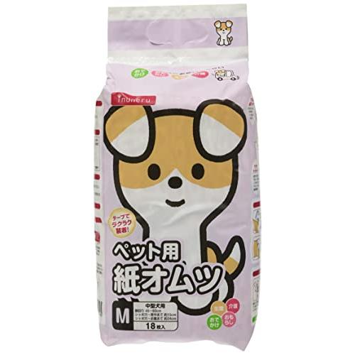 イヌネル (inuneru) 紙オムツ M 犬用 18枚
