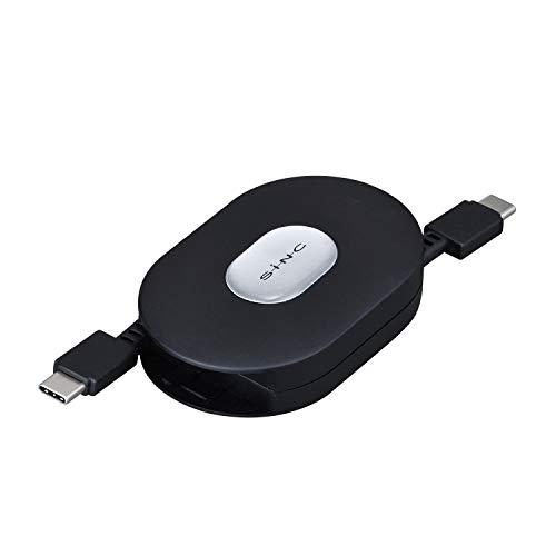 セイワ(SEIWA) 車内用品 スマホ充電ケーブル TYPE-C 0.8m ブラック D581 An...