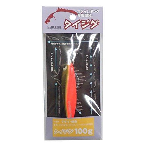 タックルハウス(Tacklehouse) メタルジグ タイジグ 80mm 100g オレンジゴールド...